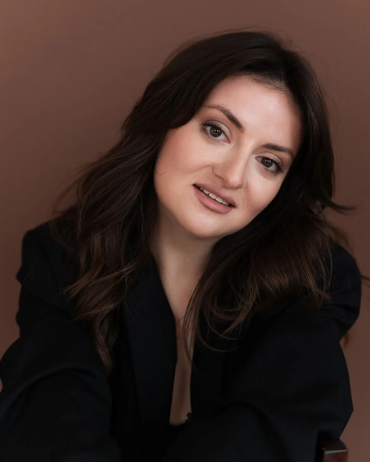 Portrait of Khrysty Burych — studio portrait