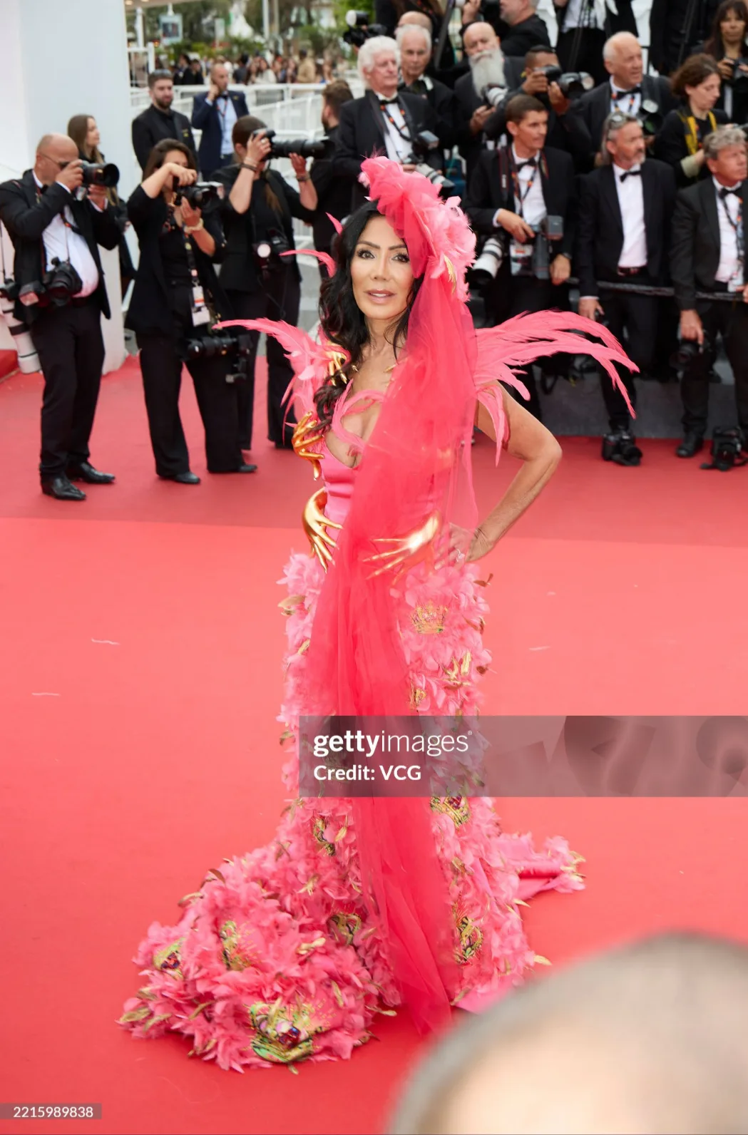 Festival hairstyle in Monaco by Khrysty Burych, hairstylist Côte d'Azur