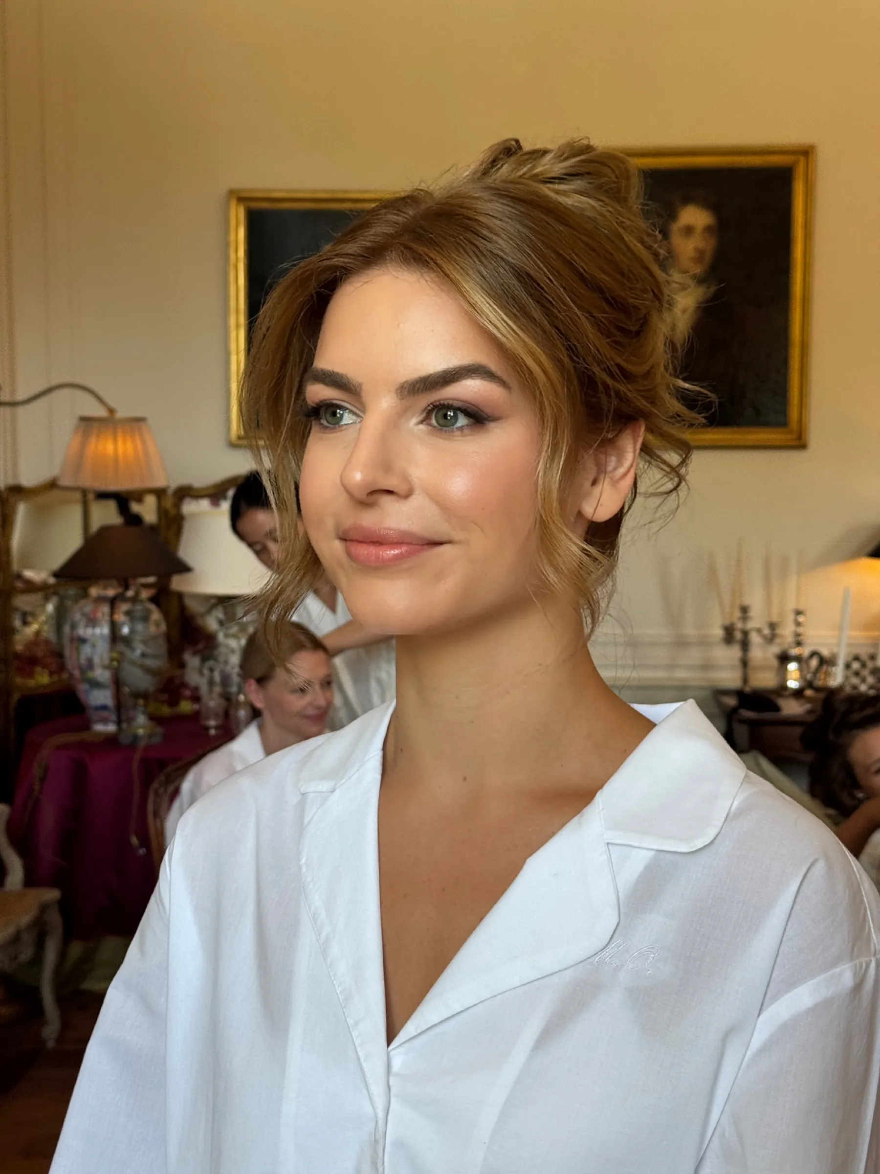 Wedding hairstyle in Antibes by Khrysty Burych, hairstylist Côte d'Azur