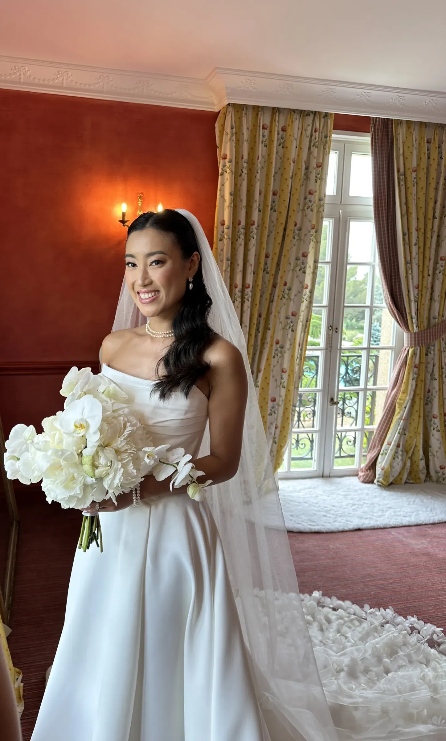 Wedding hairstyle in Riviera by Khrysty Burych, hairstylist Côte d'Azur