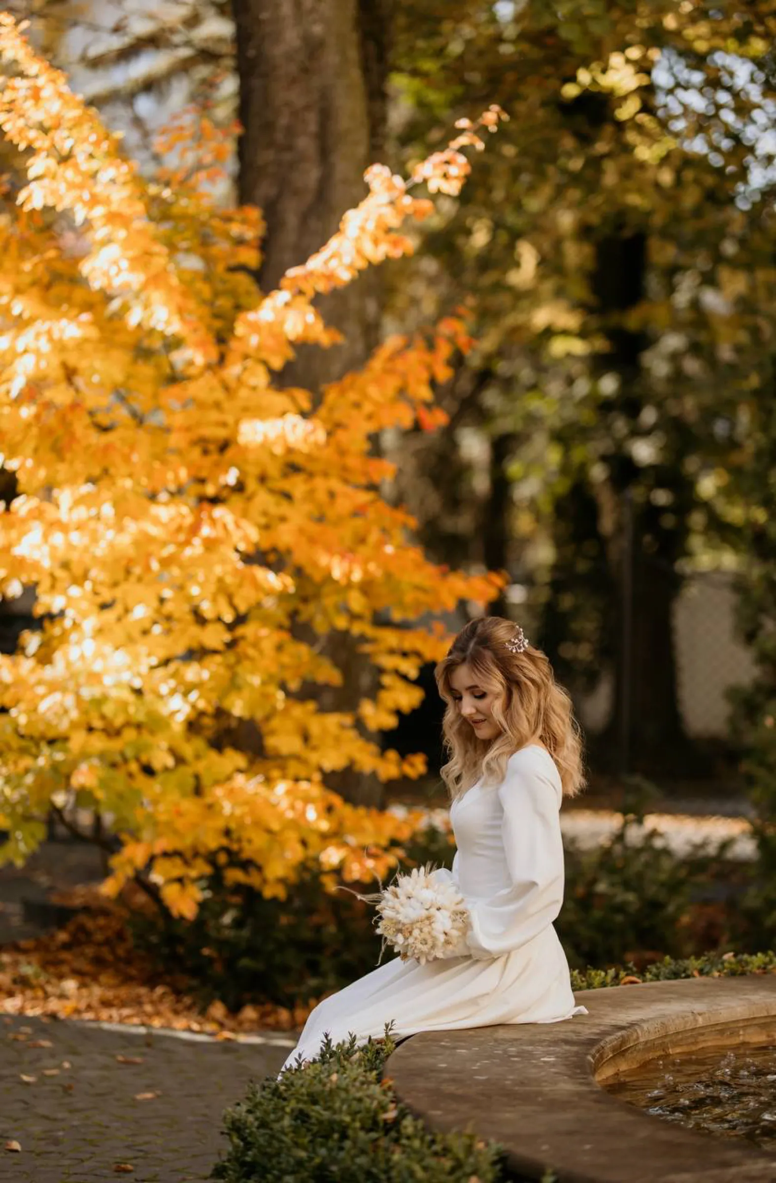 Wedding hairstyle in Riviera by Khrysty Burych, hairstylist Côte d'Azur