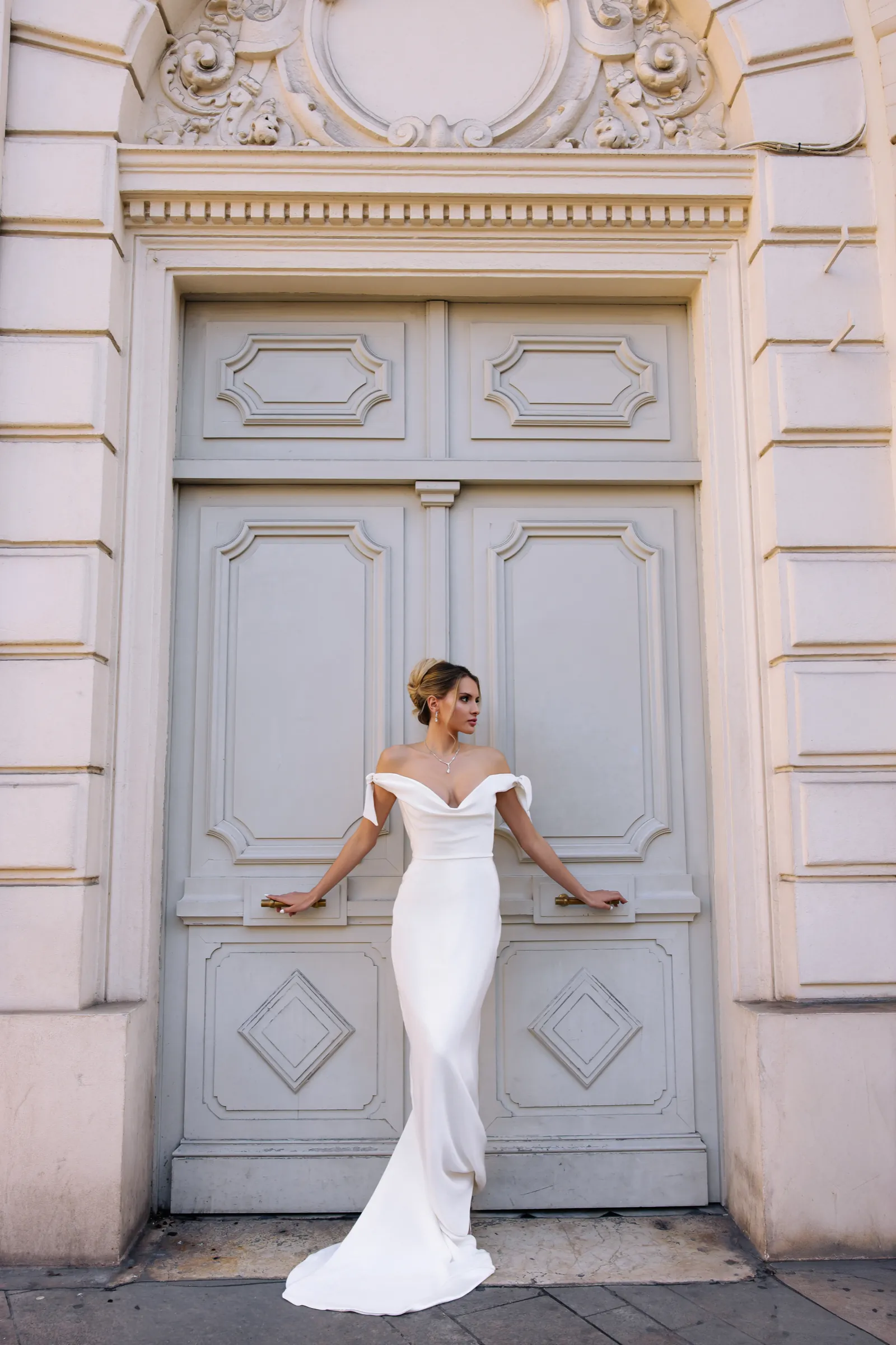 Wedding look in Nice by Khrysty Burych, hairstylist Côte d'Azur
